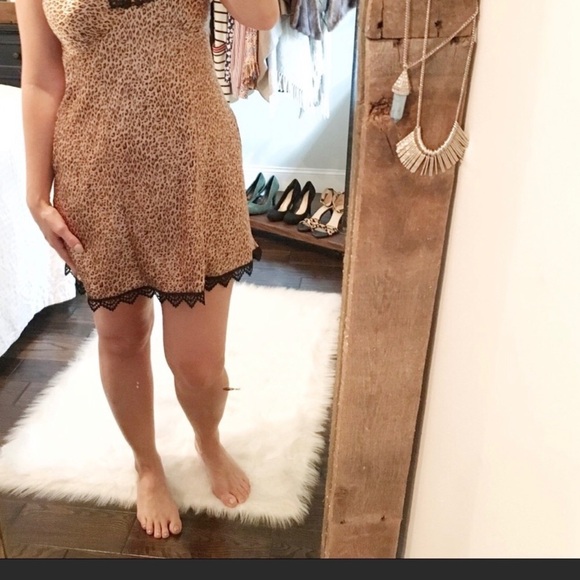 Gilligan O’Malley sleepwear cheetah print lingerie - Picture 2 of 5